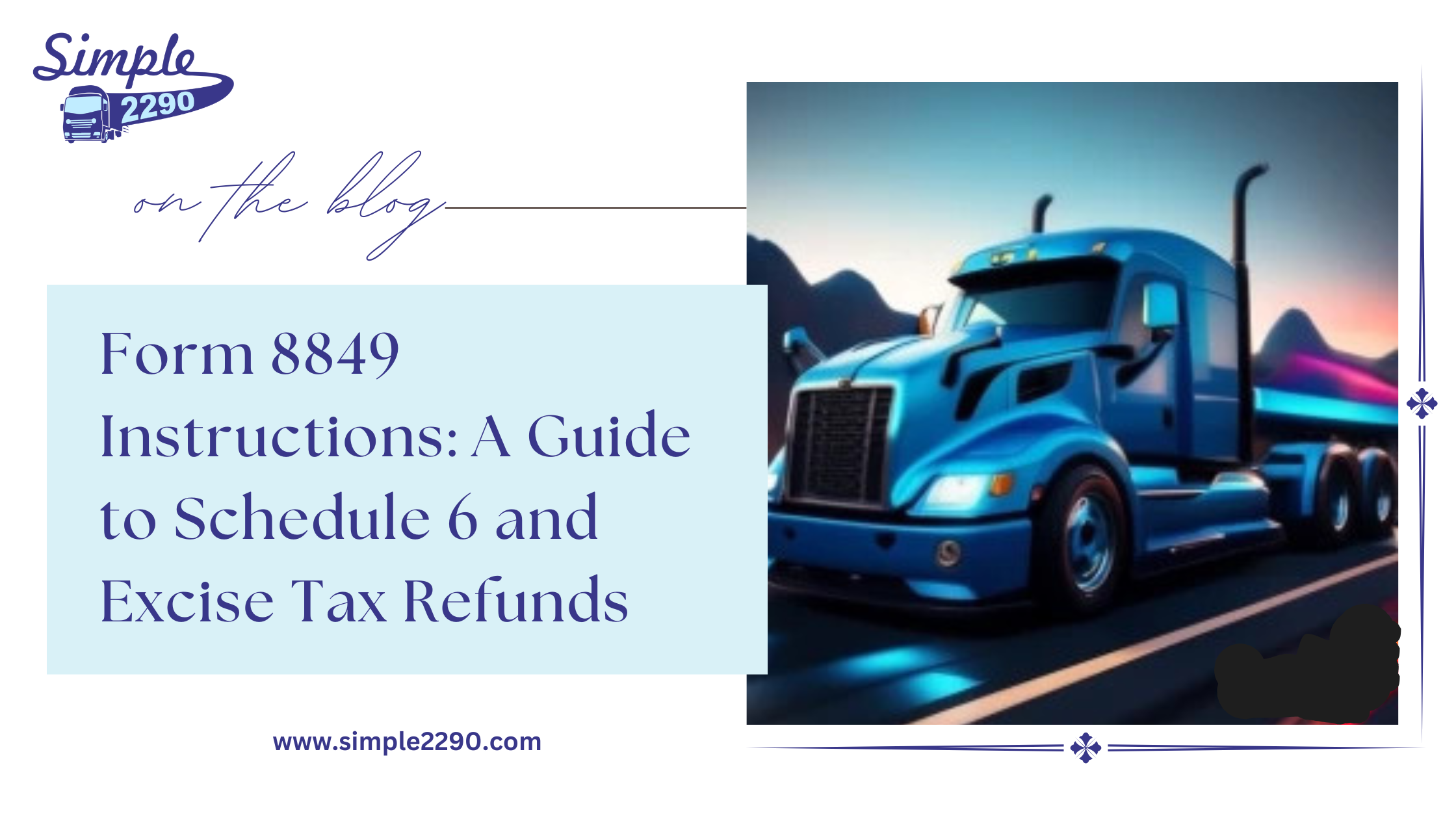 Form 8849 Instructions: A Guide to Schedule 6 and Excise Tax Refunds